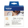 Brother Black On White Round 12Mm Labels 1200 Labels - DK11219 DK11219