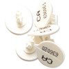 Versapak Numbered Button Seal White Pack 500 BUTTONNO_WHS