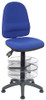 Ergo Twin Deluxe Draughter High Back Fabric Operator Office Chair Without Arms B 2900BLU/1164