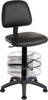 Ergo Blaster Deluxe Draughter Medium Back Pu Operator Office Chair Without Arms 1100PUBLK/1164