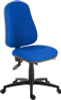 Ergo Comfort High Back Fabric Ergonomic Operator Office Chair Without Arms Blue 9500BLU
