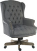 Chairman Fabric Executive Swivel Armchair Grey - 6927GREY - 6927GREY