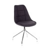 Contemporary 4 Legged Upholstered Reception Chair Graphite Pack 2 - 6929GRA - 6929GRA