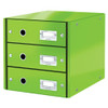 Leitz Click & Store WOW Drawer Cabinet 3 Drawers Green 60480054 60480054