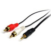 Startech Stereo Audio Cable Rca M Mini-Phone Stereo 3.5 Mm M 0.91 M for Audio De MU3MMRCA