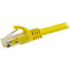 Startech 1.5M Cat6 Ethernet Cable Yellow Snagless Gigabit 100W Poe Utp 650Mhz Ca N6PATC150CMYL