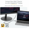 Startech 1 M / 3.3 Ft. Usb-C To Mini Displayport Cable 4K 60Hz Black Usb 3.1 Typ CDP2MDPMM1MB