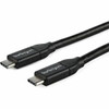Startech 1M 3 Ft Usb C To Usb C Cable W/ 5A Pd M/M Usb 2.0 Usb-If Certified Usb USB2C5C1M