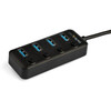 Startech 4 Port Usb C Hub 4X Usb 3.0 Type-A With Individual On/Off Port Switches HB30C4AIB