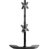 Startech Vertical Dual Monitor Stand Free Standing Height Adjustable Stacked Mon ARMDUOVS