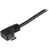Startech 0.5 M Right Angle Micro Usb Cable Charge And Sync Cable Usb To Micro Us USBAUB50CMRA