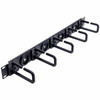 Startech 1U 19" Cable Management Organizer D Ring Hook Network/Server Rack Cord CABLMANAGERH