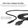Startech Usb C To Hdmi Cable 6 Ft / 2M Usb-C To Hdmi 4K 60Hz Usb Type C To Hdmi CDP2HDMM2MB