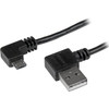 Startech 2M 6 Ft Micro-Usb Cable With Right-Angled Connectors M/M Usb A To Micro USB2AUB2RA2M