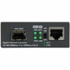 Startech Gigabit Ethernet Fiber Media Converter With Open Sfp Slot Supports 10/1 MCM1110SFP