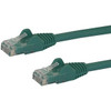 Startech 1M Cat6 Ethernet Cable Green Snagless Gigabit 100W Poe Utp 650Mhz Categ N6PATC1MGN