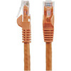 Startech 5M Cat6 Ethernet Cable Orange Snagless Gigabit 100W Poe Utp 650Mhz Cate N6PATC5MOR
