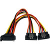 Startech 15Cm Latching Sata Power Y Splitter Cable Adapter M/F 6 " Serial Ata Po PYO2LSATA