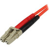 Startech 1M Fiber Optic Cable Multimode Duplex 50/125 Lszh Fiber Jumper Cord Lc/ 50FIBLCST1