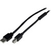 Startech 65Ft 20M Active Usb 2.0 A To B Cable Long Usb Cable Usb Printer Cable 1 USB2HAB65AC