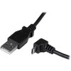 Startech 2M Micro Usb Cable A To Down Angle Micro B Cable for Smartphone Digital USBAUB2MD