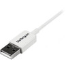 Startech 0.5M White Micro Usb Cable A To Micro B Cable for Cellular Phone Camera USBPAUB50CMW