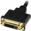 Startech Hdmi Male To Dvi Female Adapter 8In 1080P Dvi-D Gender Changer Cable HD HDDVIMF8IN