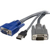 Startech 2-In-1 Usb/ Vga Cable 4 Pin Usb Type A Hd-15 M Hd-15 M 6 Ft Connect Vga SVUSBVGA6