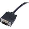 V7 Black Video Cable Vga Male To Vga Male 2M 6.6Ft. Cable Length: 2 M Connector V7E2VGA-02M-BLK