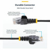 Startech 7M Yellow Slim Cat6 Ethernet Cable Snagless Rj45 Utp Lszh 28Awg Pure Ba N6PAT7MYLS