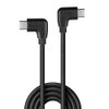 Lindy 1M Usb 2.0 Right-Angled Usb-C To Right-Angled Usb-C Cable. Cable Length: 1 32009