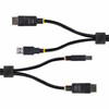 Startech 10Ft 3M Displayport And Usb 5Gbps Kvm Cable 4K 60Hz Universally Compati DU12210-KVM-CABLE