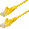 Startech 3M Yellow Slim Cat6 Ethernet Cable Snagless Rj45 Utp Lszh 28Awg Pure Ba N6PAT300CMYLS