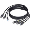 Startech 6Ft 1.8M Dual-Displayport And Usb 5Gbps Kvm Cable 4K 60Hz Universally C DDU1226-KVM-CABLE