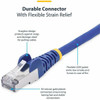 Startech 3M Blue Cat8 Ethernet Cable Snagless Rj45 25G/40G 2000Mhz 100W Poe S/Ft NLBL-3M-CAT8-PATCH