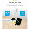 Startech 1M 3.3Ft White Usb-C Charging Cable Usb 2.0 Type-C Laptop Charger Cord USB2CC1MNCWHE