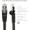 Startech 2M Cat6 Ethernet Cable Black Snagless Gigabit 100W Poe Utp 650Mhz Categ N6PATC2MBK