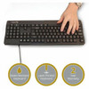 Group Gear Connektgear Kb232 Usb Standard  Layout Keyboard Water Resistant Bla 24-0232