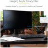 Startech 24-" 16:9 Computer Monitor Privacy Screen Hanging Acrylic Filter Monito 2469A-PRIVACY-SCREEN