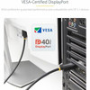 Startech 2M Displayport 2.1 Cable Vesa Certified Dp40 Displayport Cable W/Uhbr10 DP21-2M-DP40-CABLE