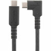 Startech 6Ft 2M Rugged Right Angle Usb-C Cable Usb 3.2 Gen 1 5 Gbps Usb C To C D RUSB315CC2MBR