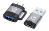 Manhattan 2-Piece Set: Usb-C To Usb-A And Usb-A To Usb-C Adapters Male/Female Co 356329
