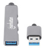 Manhattan Usb-A 4-Port Hub 4X Usb-A Ports 1X 5 Gbps Usb 3.2 Gen1 Aka Usb 3.0 3 X 168427