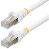 Startech 7.5M Cat6A Ethernet Cable White Low Smoke Zero Halogen Lszh 10 Gbe 100W NLWH-750-CAT6A-PATCH