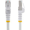 Startech 7.5M Cat6A Ethernet Cable White Low Smoke Zero Halogen Lszh 10 Gbe 100W NLWH-750-CAT6A-PATCH