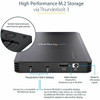 Startech 4 Bay Thunderbolt 3 Nvme Enclosure for M.2 Nvme Ssd Drives 1X Displaypo M2E4BTB3
