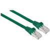 Intellinet Network Patch Cable Cat6A 0.5M Green Copper S/Ftp Lsoh / Lszh Pvc Rj4 350594