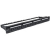 Intellinet Patch Panel Blank 1U 24-Port Black 1U High 19" Wide Rack-Mountable 720427