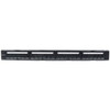 Intellinet Patch Panel Blank 1U 24-Port Black 1U High 19" Wide Rack-Mountable 720427