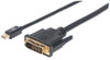 Manhattan Mini Displayport 1.2A To Dvi-D 24+1 Cable 1080P@60Hz 1.8M Male To Male 152150